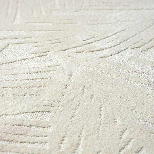 Palm Leaf Neutral Area Rug 5803