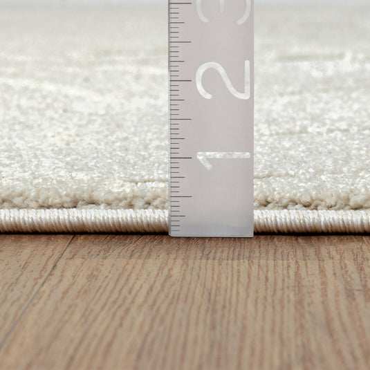 Palm Leaf Neutral Area Rug 5803