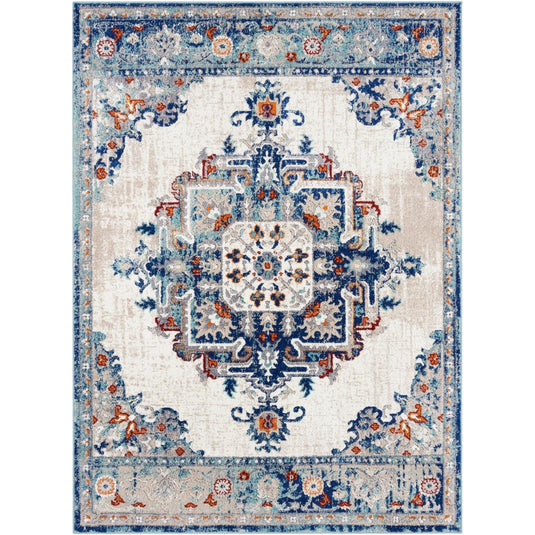 Floral Medallion Area Rug 8438