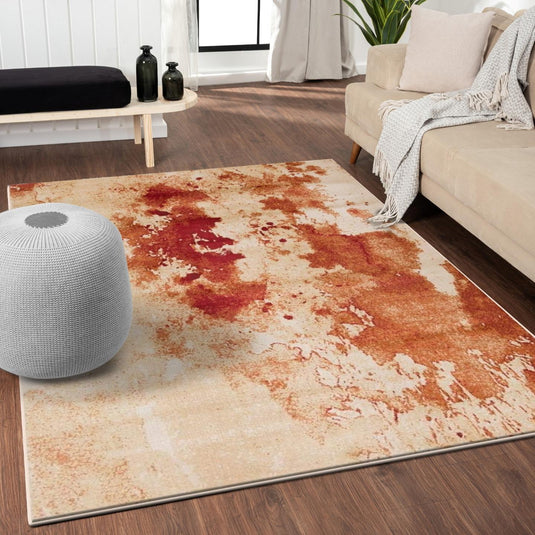 Modern 8028 Abstract Splatter Area Rug
