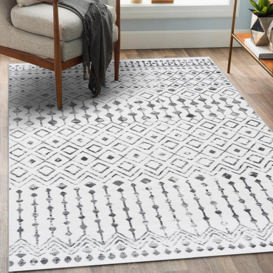 Magnolia Geometric Area Rug 7613