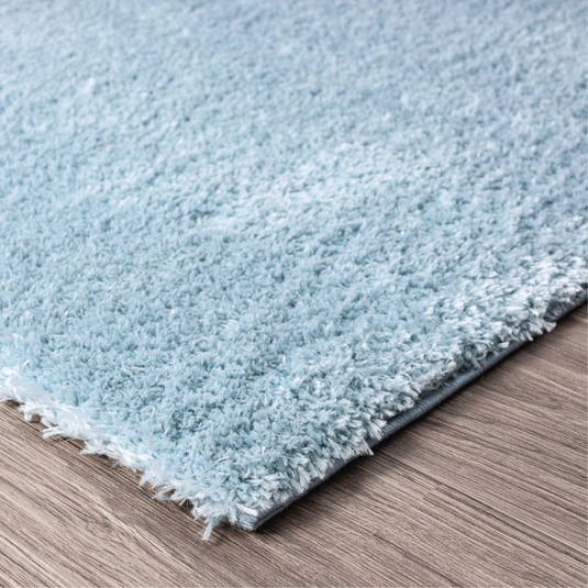 Luxe Weavers Solid Plush Shag Area Rug