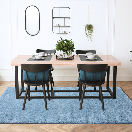 Luxe Weavers Solid Plush Shag Area Rug