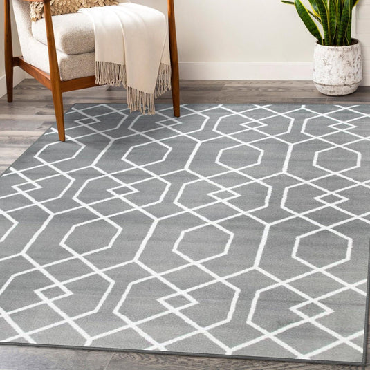 Blue Moroccan Rug for Living Room