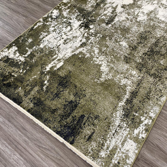 Modern Fringed Abstract 5675 Area Rug