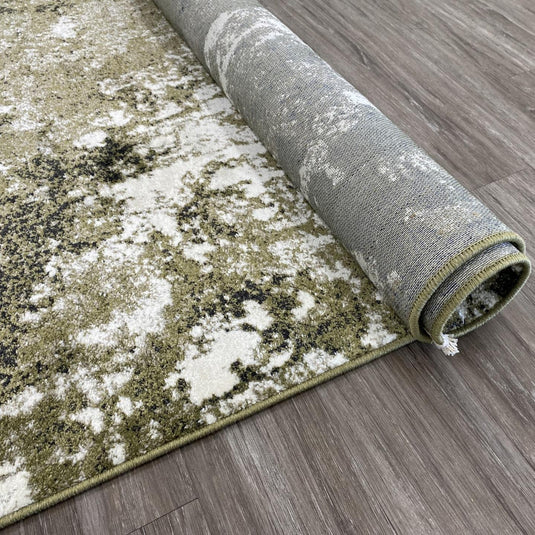 Modern Fringed Abstract 5675 Area Rug