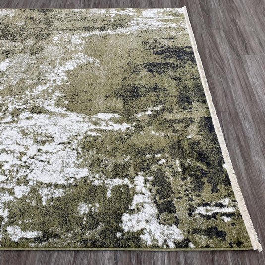 Modern Fringed Abstract 5675 Area Rug