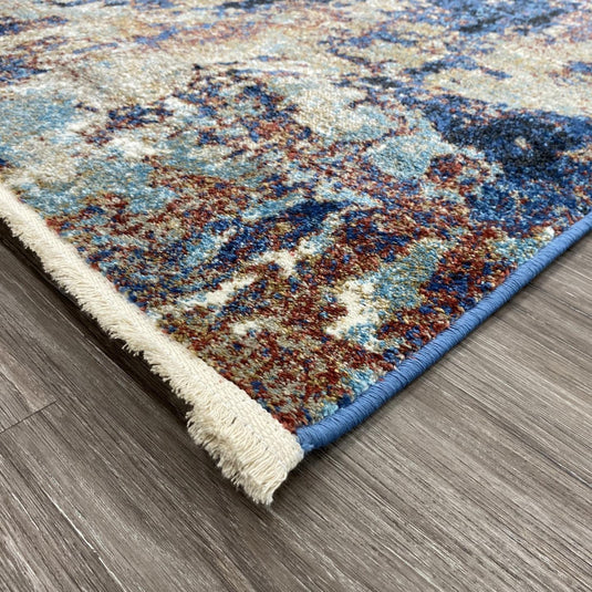 Modern Fringed Abstract 5675 Area Rug
