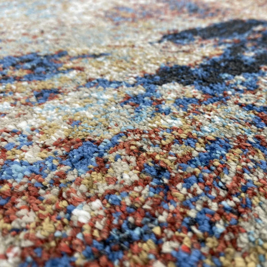 Modern Fringed Abstract 5675 Area Rug