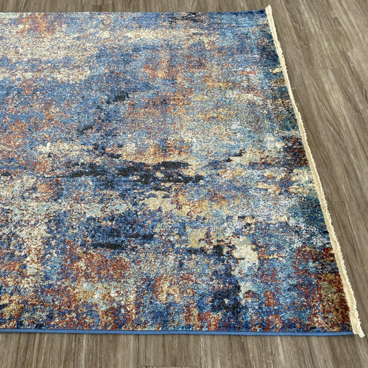 Modern Fringed Abstract 5675 Area Rug