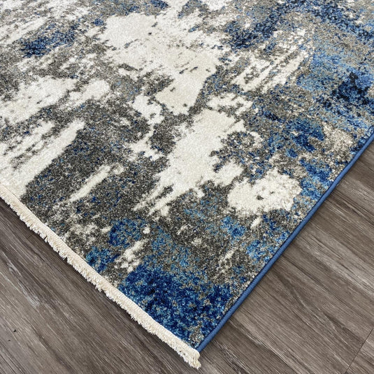 Modern Fringed Abstract 5675 Area Rug