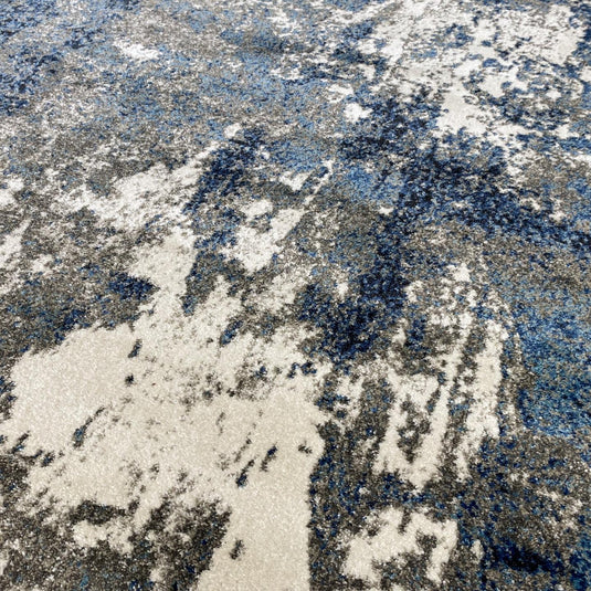 Modern Fringed Abstract 5675 Area Rug