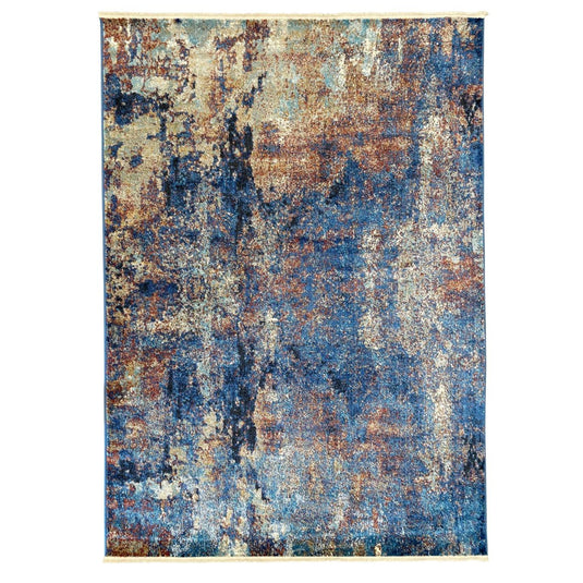 Modern Fringed Abstract 5675 Area Rug