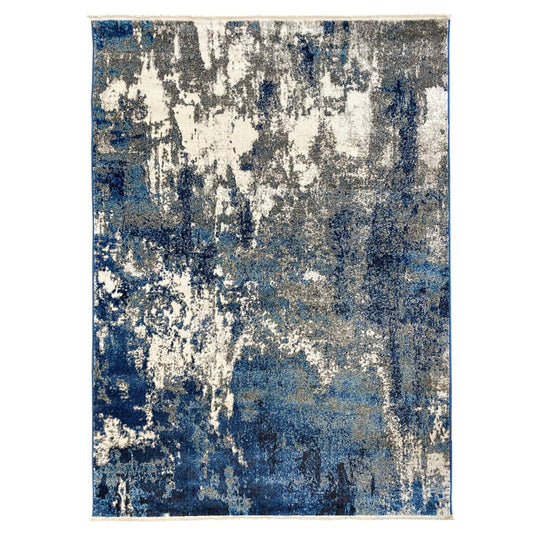 Modern Fringed Abstract 5675 Area Rug