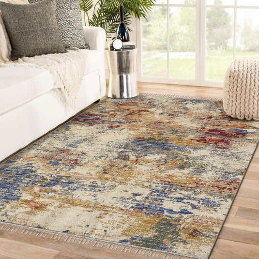 Otika 8682 Abstract Fringe Area Rug