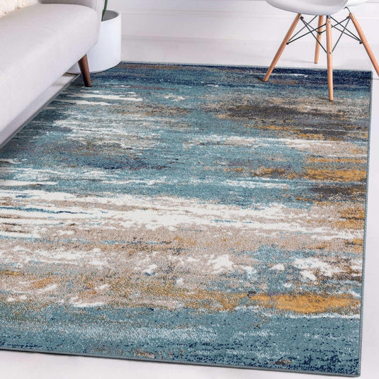 Coastal 9131 Abstract Area Rug