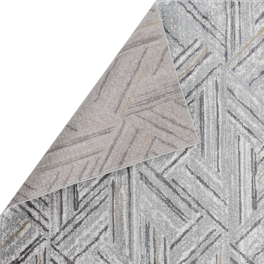 Modern Geometric Mid-Century 56 Area Rug