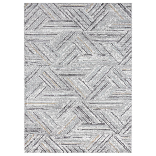 Modern Geometric Mid-Century 56 Area Rug