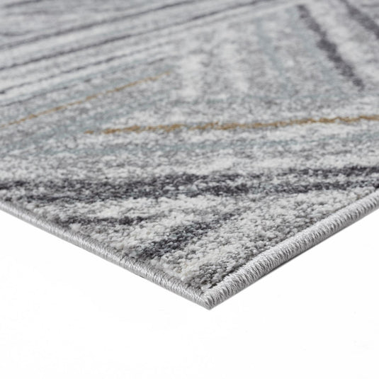 Modern Geometric Mid-Century 56 Area Rug