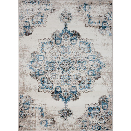 Vintage Floral 7730 Medallion Area Rug