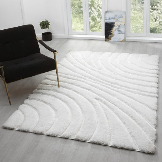 Lantanas 7070 Geometric Shag Area Rug