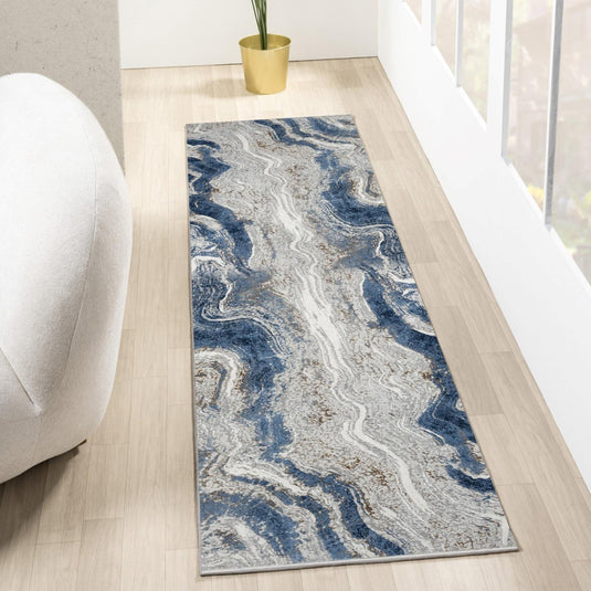 Marble Abstract Area Rug - Modern Area Rugs by Luxe Weavers®