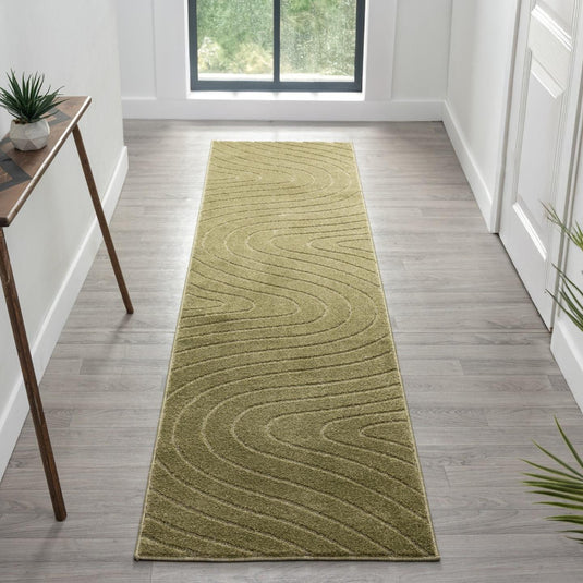 Luxe Weavers 5950 Modern Geometric Wave Area Rug