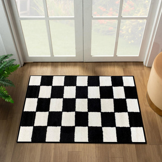 Luxe Weavers Checkered Geometric Area Rug - Modern Area Rugs by Luxe Weavers®