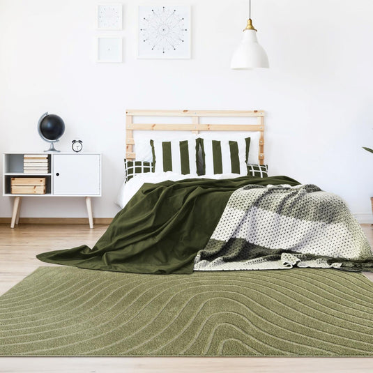 Luxe Weavers 5950 Modern Geometric Wave Area Rug