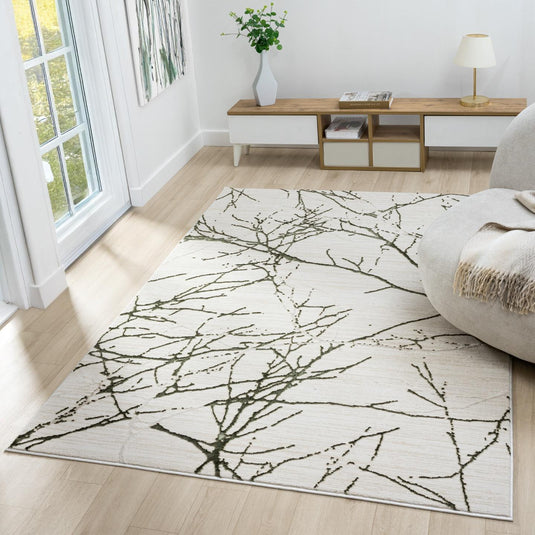 Modern 372 Abstract Branches Area Rug