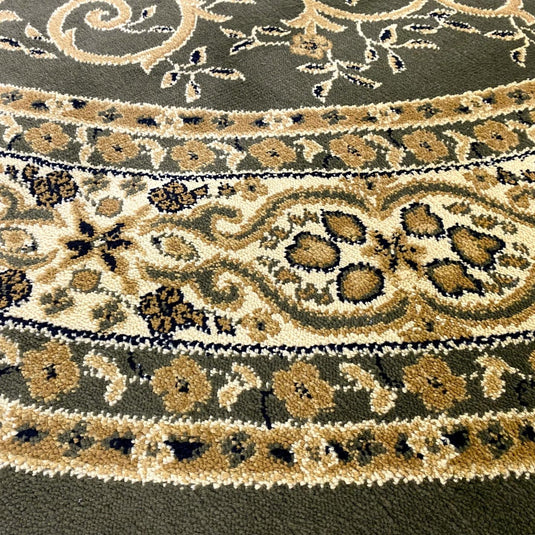 floral-oriental-round-area-rug-green