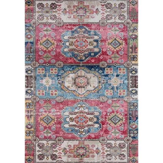 Moroccan Medallion 6905 Rainbow Area Rug