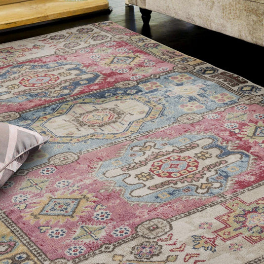 Moroccan Medallion 6905 Rainbow Area Rug