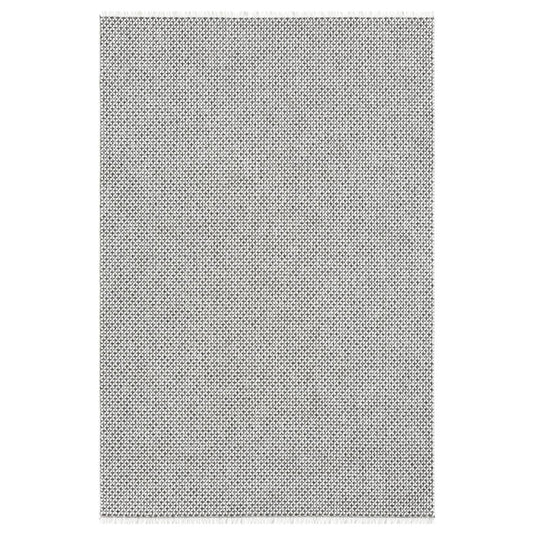 Solid Color Textured 246 Fringed Area Rug
