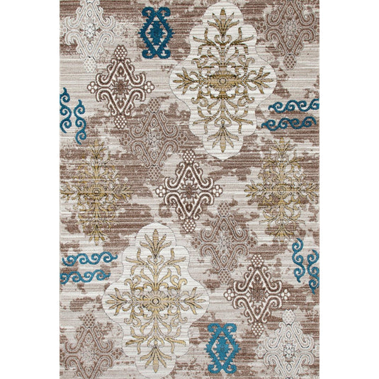 Bohemian 6050 Trellis Area Rug