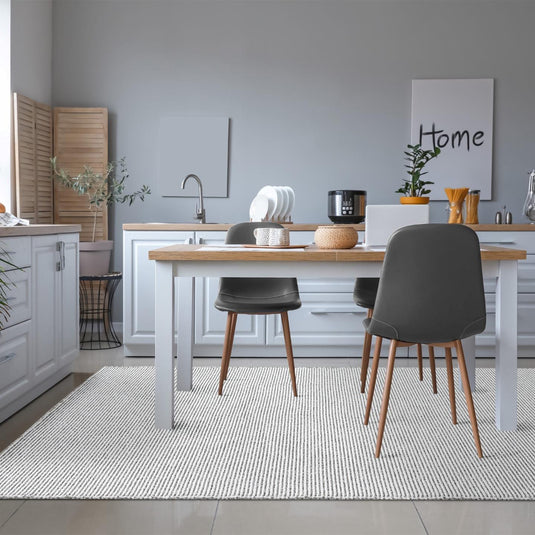 Two Tone 6172 Fringed Area Rug