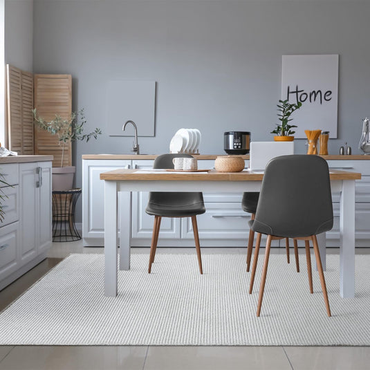 Two Tone 6172 Fringed Area Rug