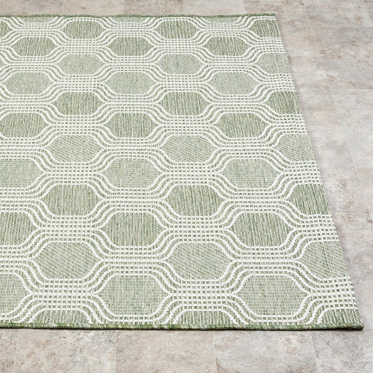 Moroccan 9767 Geometric Trellis Outdoor Area Rug