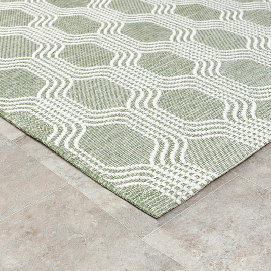 Moroccan 9767 Geometric Trellis Outdoor Area Rug