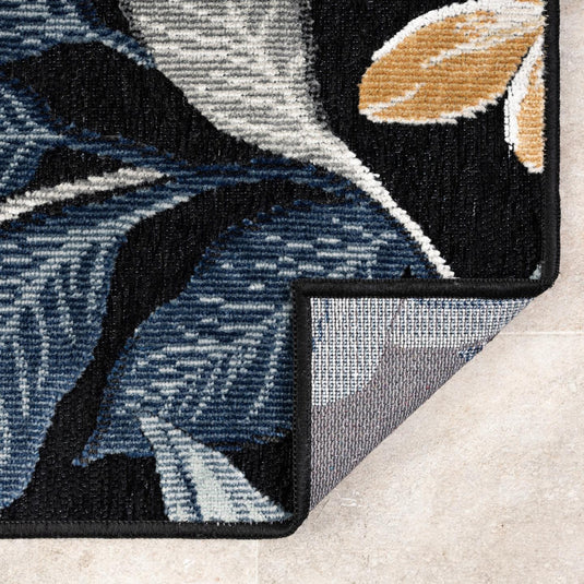 Tropical Leaf 9424 Floral Area Rug