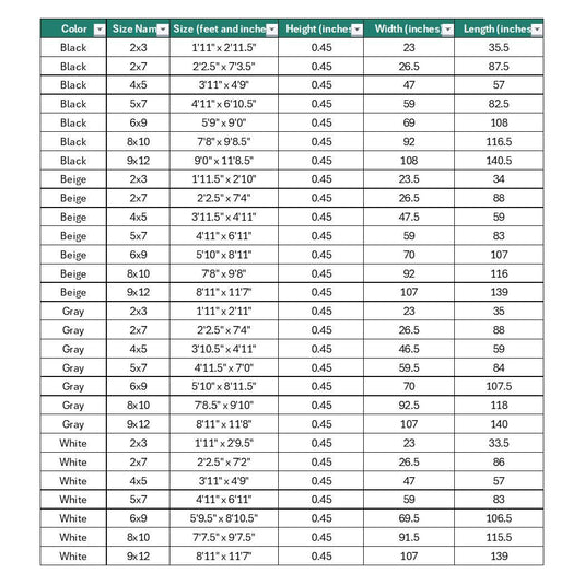 Two Tone 6172 Fringed Area Rug