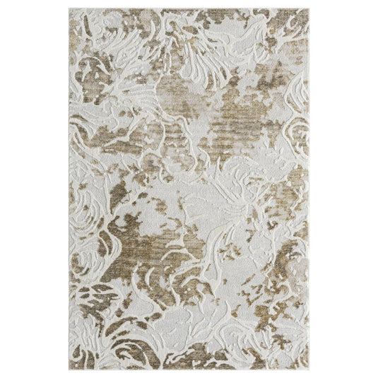 Modern Distressed Marble Abstract 3780 Area Rug