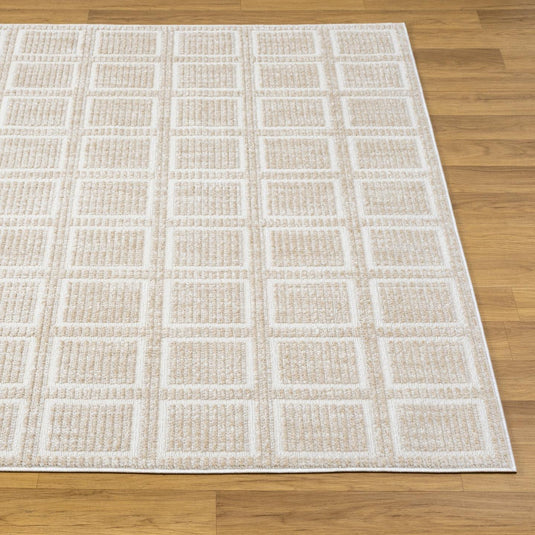 Modern 2933 Geometric Grid Area Rug