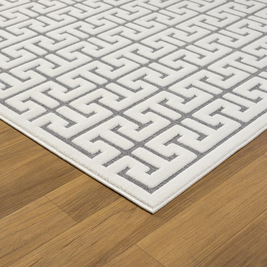 Modern Geometric 6370 Trellis Area Rug
