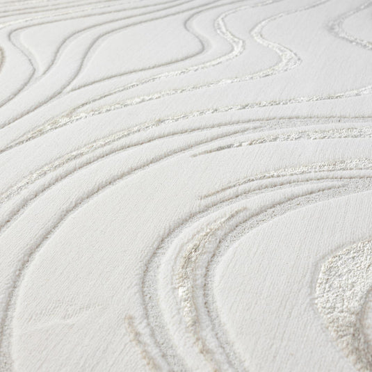 Modern Abstract 6380 Swirl Area Rug