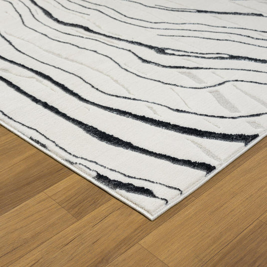 Modern 6422 Abstract Wave Area Rug