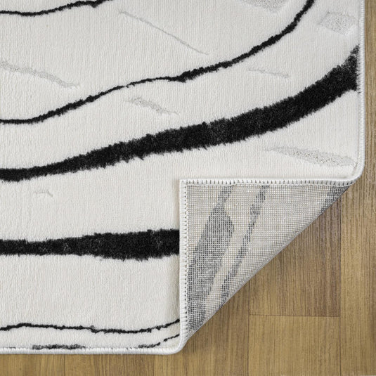 Modern 6422 Abstract Wave Area Rug