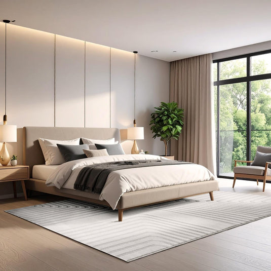 Mid Century Modern 6588 Geometric Area Rug