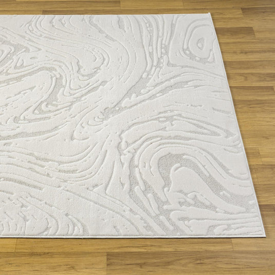 Abstract 6647 Marble Swirl Area Rug