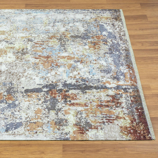 Modern 1821 Abstract Washable Non-Slip Area Rug